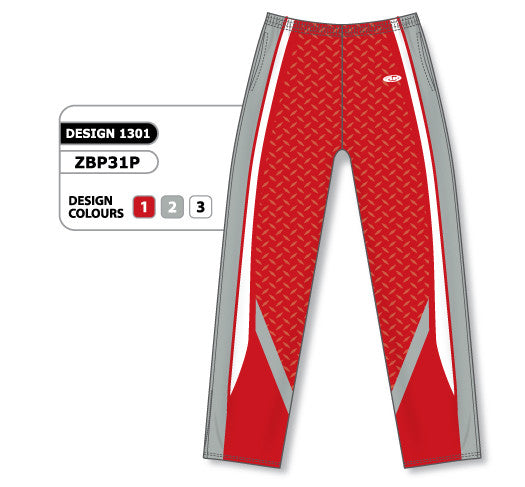 Athletic Knit Custom Sublimated Basketball Warm Up Pant Design 1301 (ZBP31-1301)